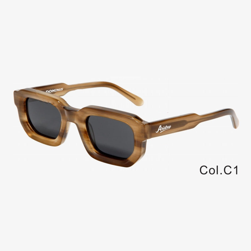 Women's Fashion Retro Square Frame Sunshade Acetate Sunglasses