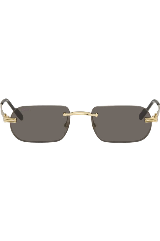 CARTIER Gold Exception 'Première de Cartier' Sunglasses