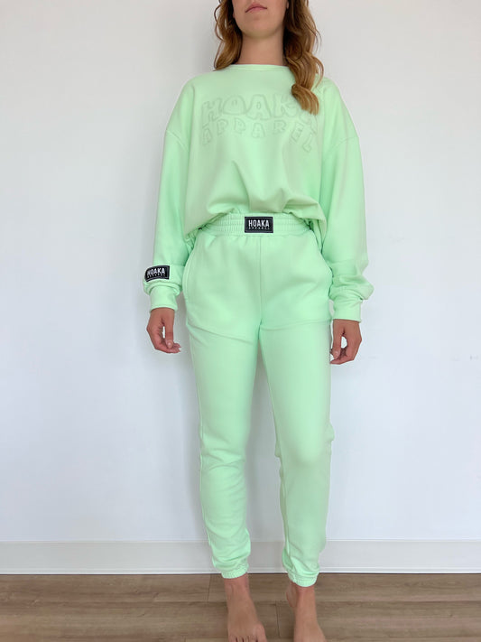 Mint Comfy Joggers - Final Sale