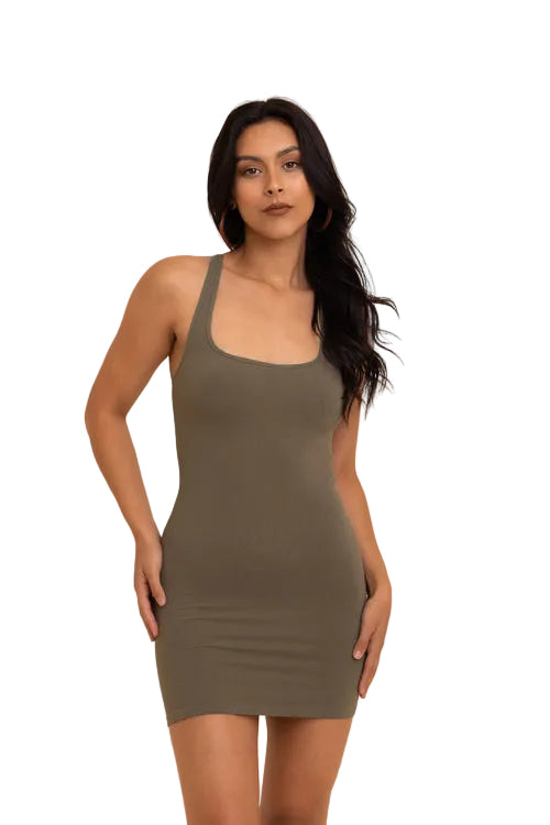 Barely There Seamless Slip Dress - Black (Copy)