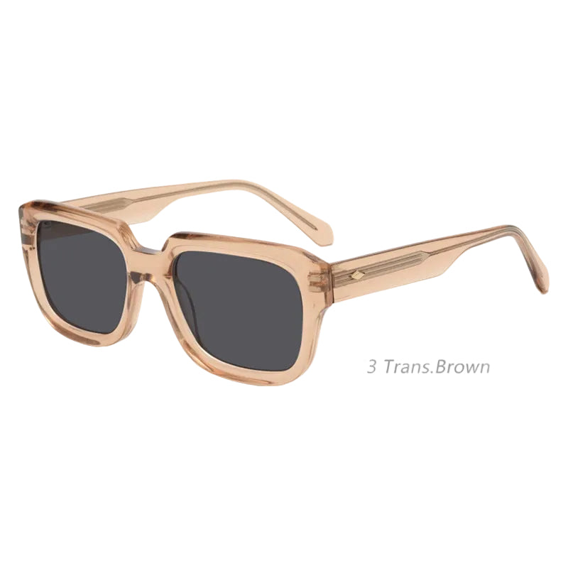 SUNA // Gold Brass Polarized Sunglasses